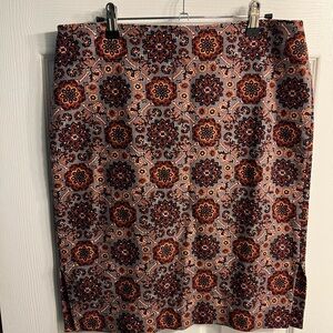 loft Floral Patterned Skirt